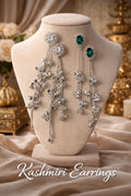 Kashmiri Earrings with precious stones
