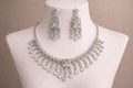 Silver stone CZ set.